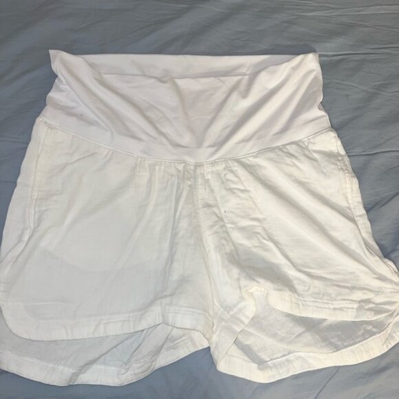 Old Navy High Waist White Shorts - Picture 1 of 4